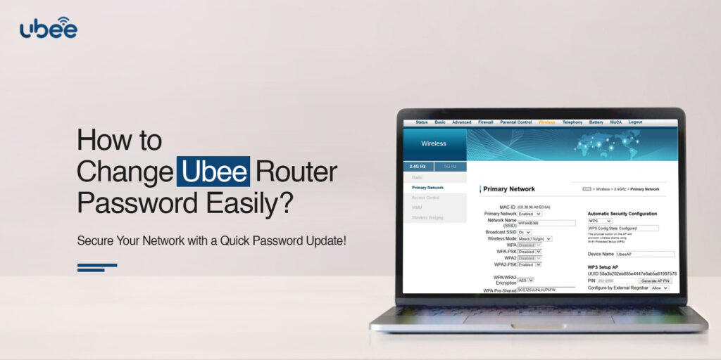 Change Ubee Router Password